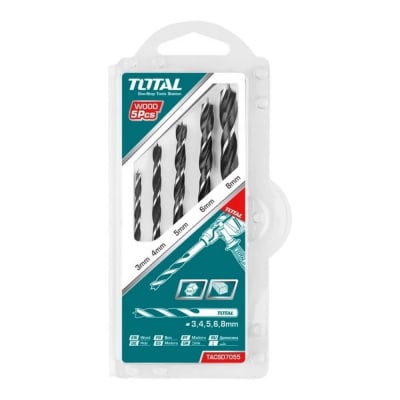 Juego de Brocas 5Pcs Para Madera TACSD7055