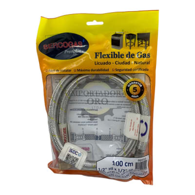 Flexible de gas 1/2x1/2