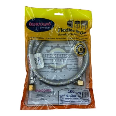 Flexible de gas 1/2x3/8