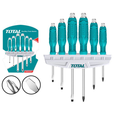 Juego de Destornillador de golpe 6pcs THGSS35061