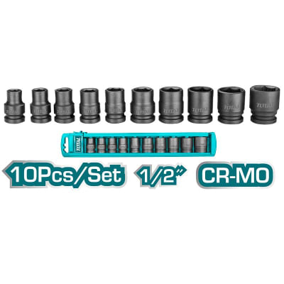 Juego de dados de impacto 10pcs 1/2