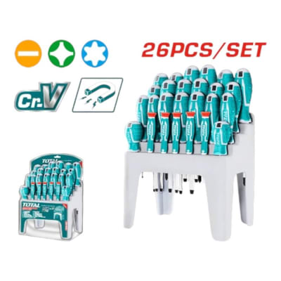 Juego de Destornillador 26pcs THT250626