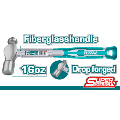Martillo de peña 16oz mango de fibra THT741661