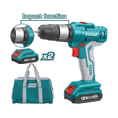 Taladro inalambrico de impacto 10mm 12V TIDLI12221