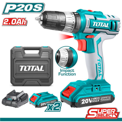 Taladro inalámbrico de impacto 10mm 20V TIDLI2002151