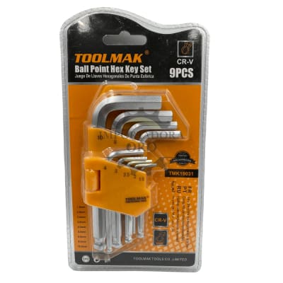 Juego de llave allen S 9 piezas Tmk190311