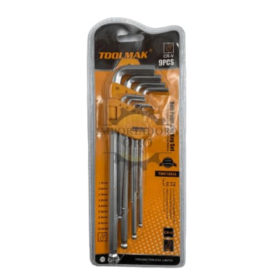 Juego de llave allen L 9 piezas Tmk19033