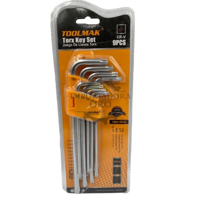 Juego de llave estrella L 9 piezas Tmk19036