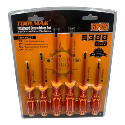 Juego de destornilladores 6 piezas Tmk19327