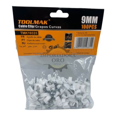 Grampa para cable coaxial 9mm Tmk19331