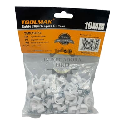 Grampa para cable coaxial 10mm Tmk19332