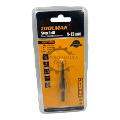 Broca Conica 4-12mm Tmk193901