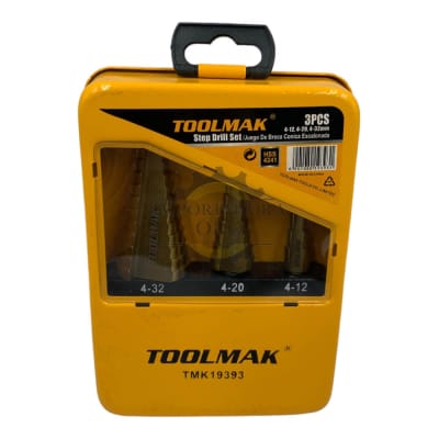 Set de Broca escalonada 3 piezas Tmk193931