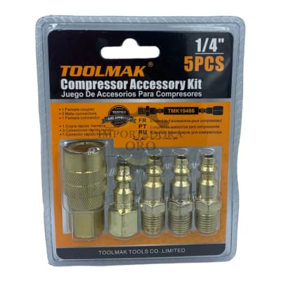 Set de acoples para compresor 5 piezas Tmk19486