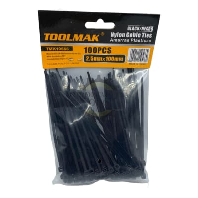 Amarra Plastica 2.5x100 Negra Tmk195661