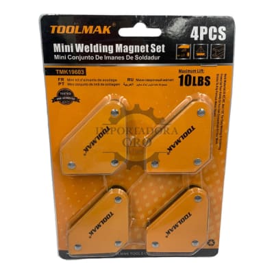 Escuadra Magnetica 10LB 4 piezas Tmk196031