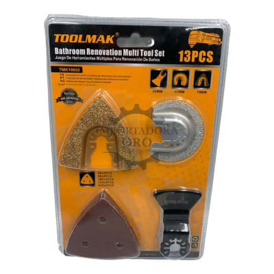 Juego de accesorios para multiusos 13 piezas Tmk19655