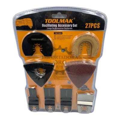 Juego de accesorios para multiusos 27 piezas Tmk19656