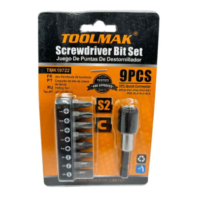 Juego de Puntas Destornillador 9pcs Tmk197221