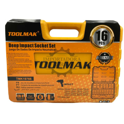 Juego de dados de impacto 16 piezas Tmk197661