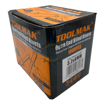 Remache 3.2x8mm 1000 unidades tmk198621