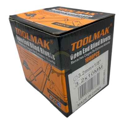 Remache 3.2x10mm 1000 unidades Tmk19863