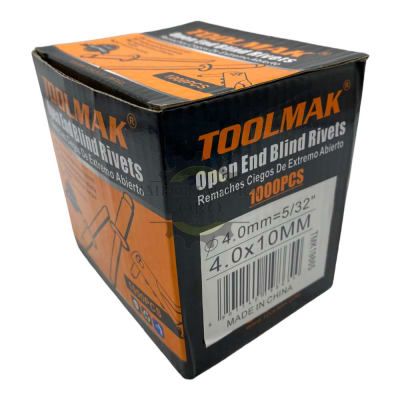 Remache 4x10mm 1000 unidades Tmk19865