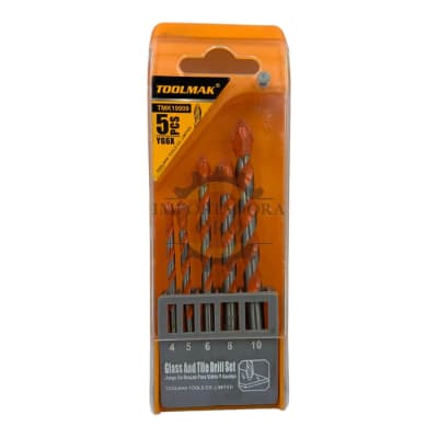 Set Brocas Para Vidrio y ceramica 5 Pcs Tmk19909