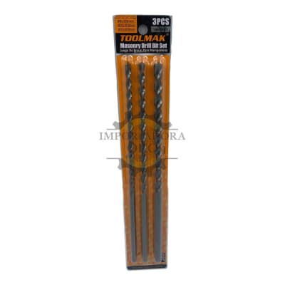 Juego de Broca para cemento 300mm 3 piezas Tmk199111
