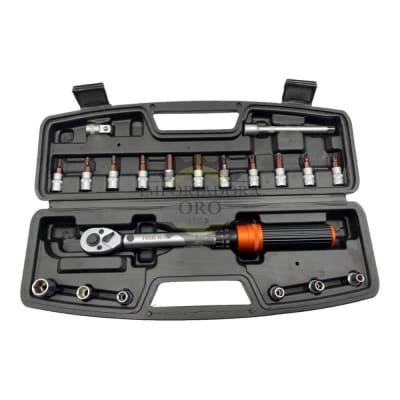 Juego de llave torque 1/4