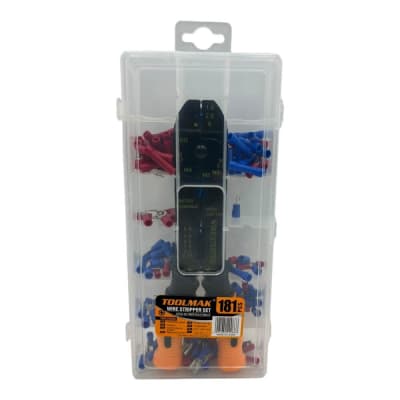 Kit Alicate Pelacable con Terminales 181pcs Tmk20086