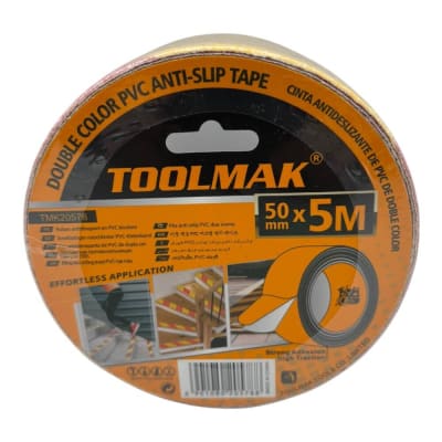 Cinta Antideslizante amarillo y rojo 50mmx5m TMK205781