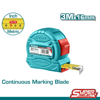 Huincha de medir 3mts x 16mm TMT343161