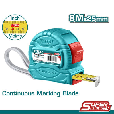 Huincha de medir 8mts x 25mm TMT34825