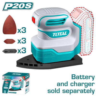 Lijadora Orbital Punta Triangulo Inalambrico 20V TPSLI20141