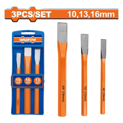 Set 3 Cincel Acero Plano WCC8303