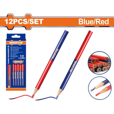 Set 12 Lapiz Carpintero Bicolor WMQ2512