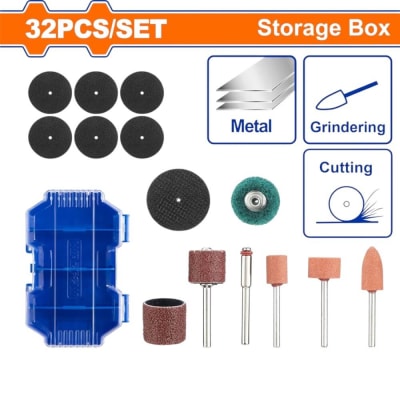 Accesorios Minirectificadora 32 pcs WRR5032