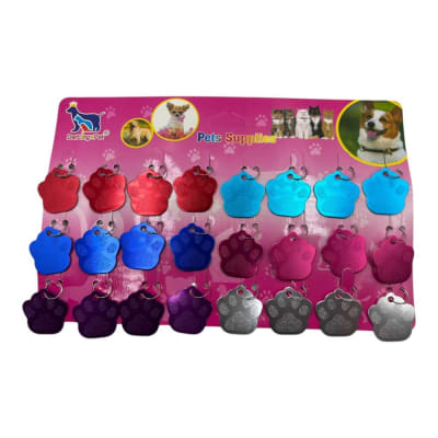 Set de Placa De Aluminio Pata 24 pcs ZCB4031