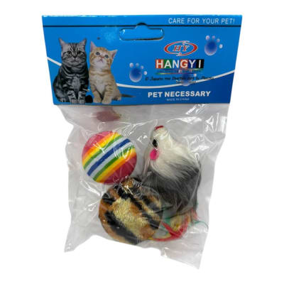 Set De 3 pcs Juguete Para Gato 12 unidades ZCX951