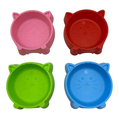 Plato Cara de Gato 13.5cm Color Aleatorio ZCXA2831