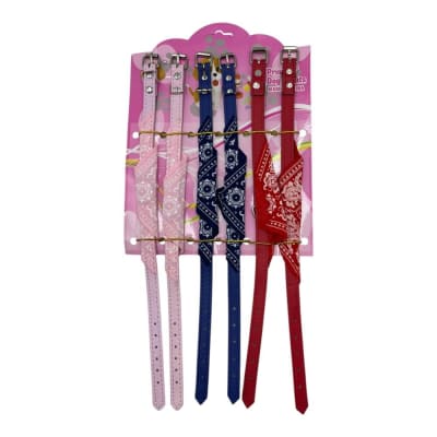 Set Collar Con Pañuelo 6 piezas 1.5x39cm ZD0151
