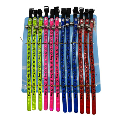 Set Collar Pata Hueso Con Cascabel ZD6301