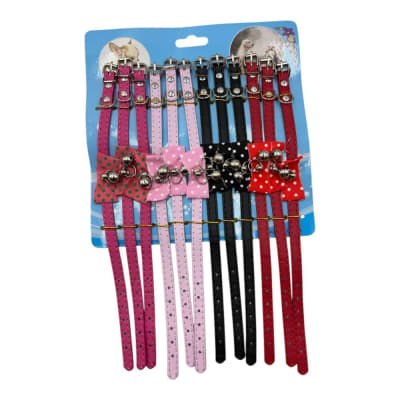 Set Collar Moño Con Cascabel 1x30cm ZD6291