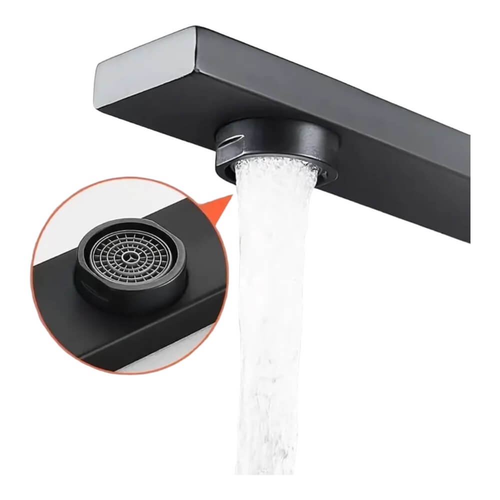 Llave Lavaplato Monomando Negro 19014-202