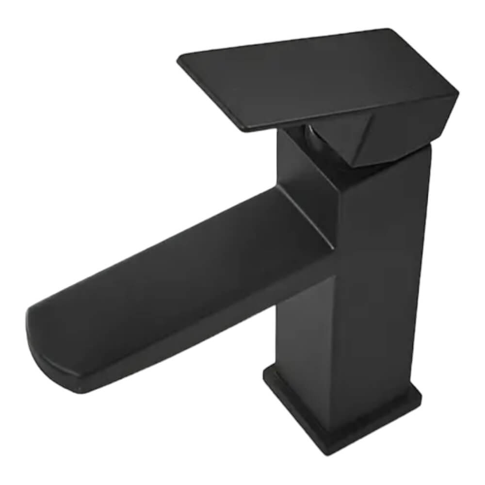 Llave Lavamano Negro Cuadrada 19014-53