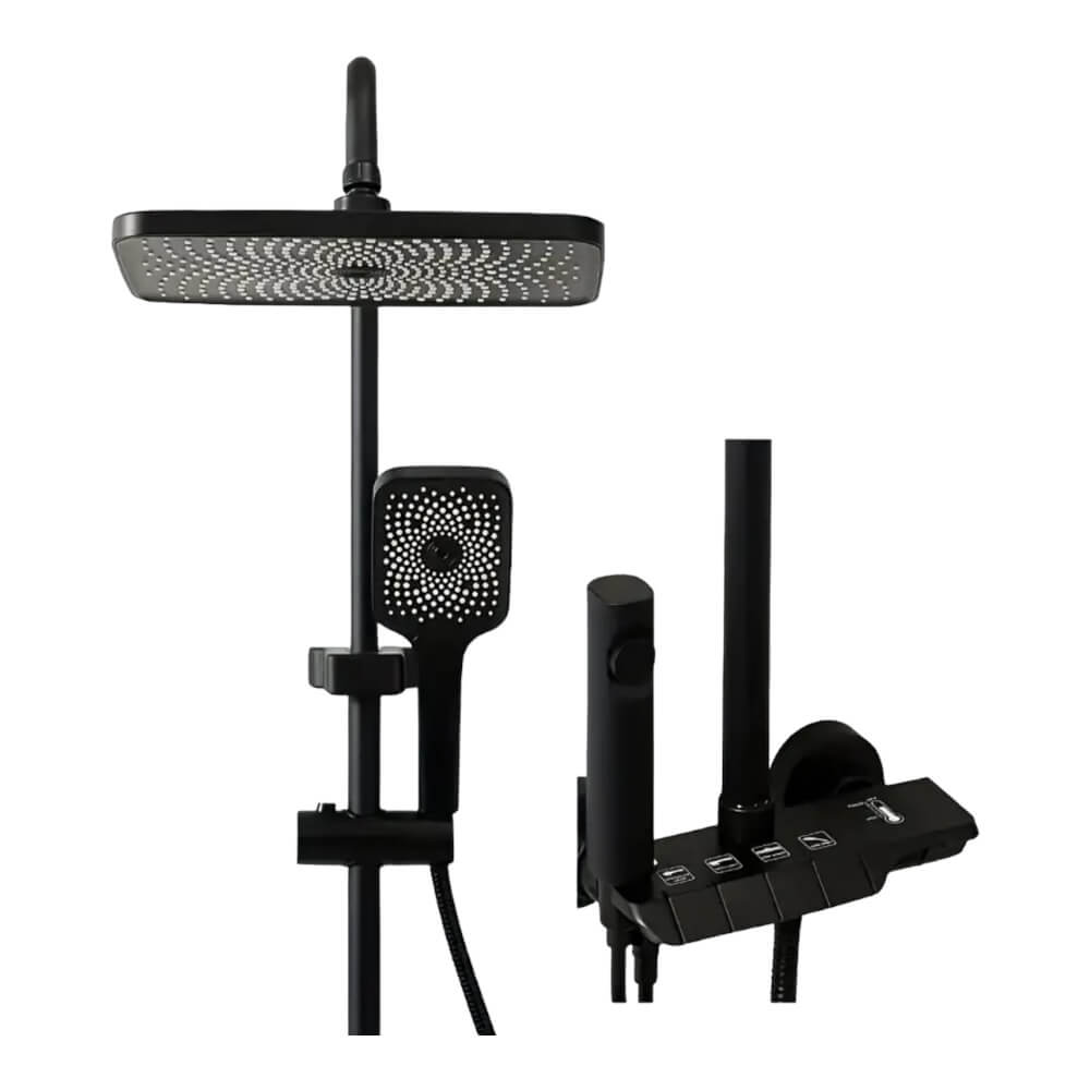 Ducha Columna 4 Funciones Negra 19014-9 0