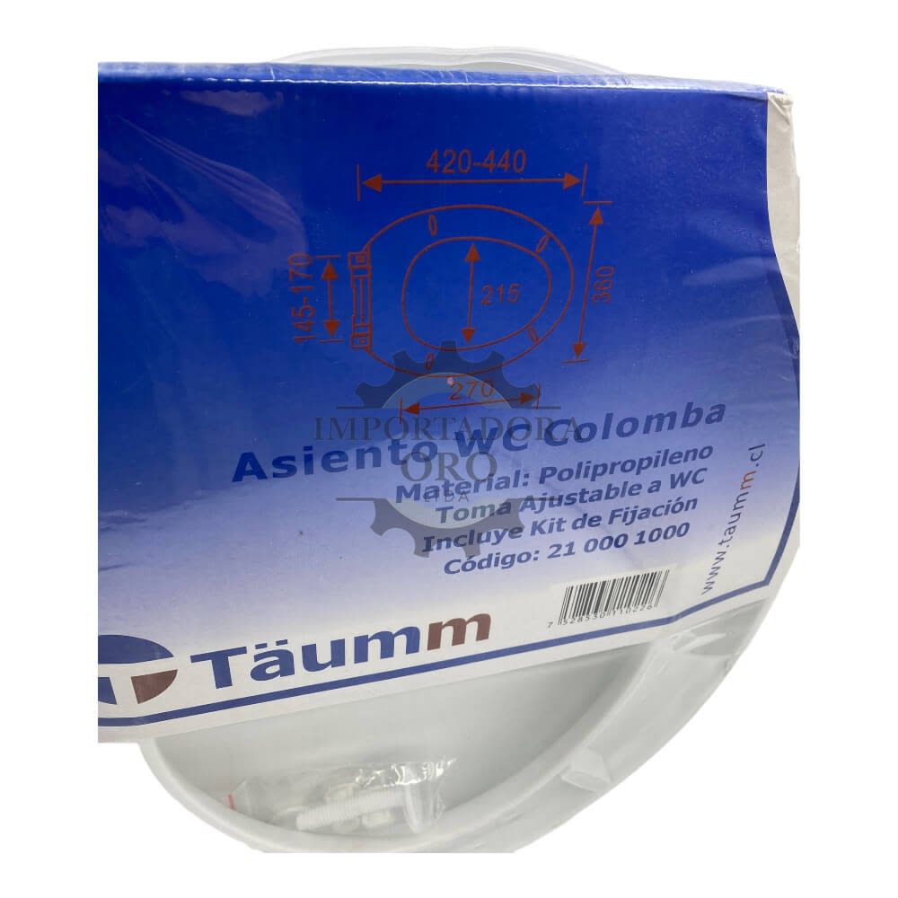 Asiento Tapa de Baño WC Colomba5