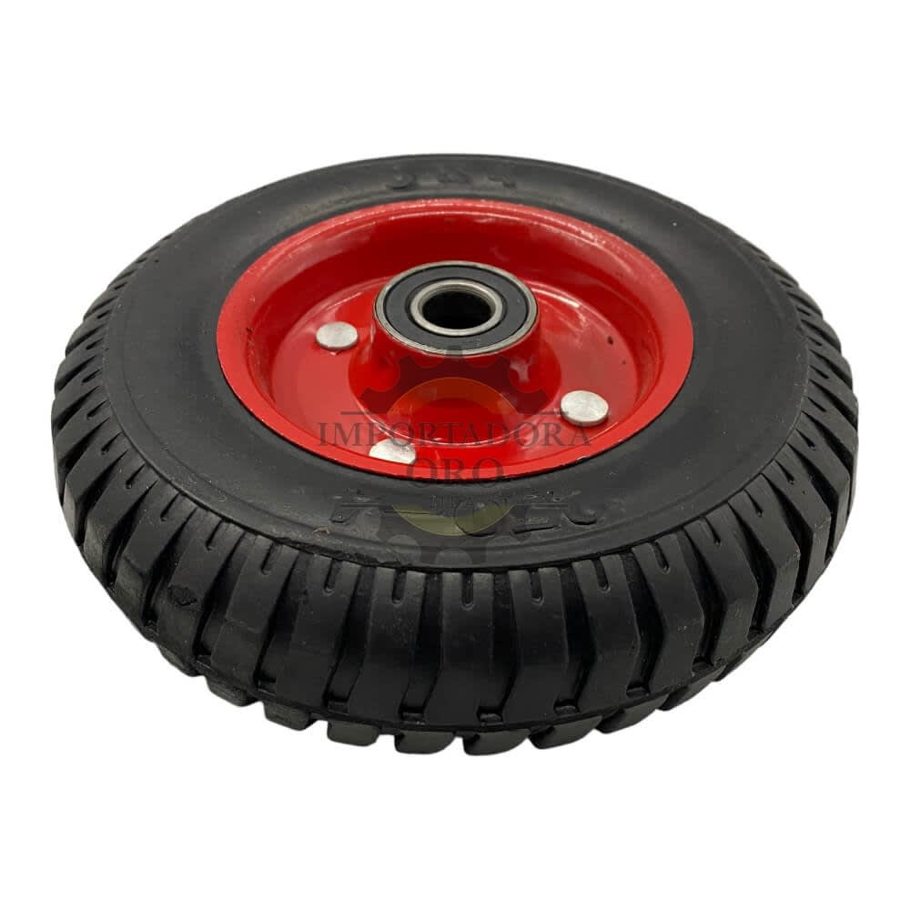 Rueda Solida Roja 8