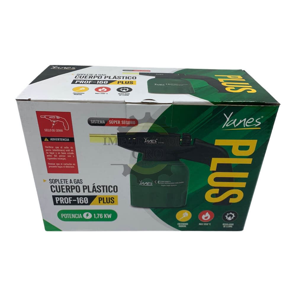 Soplete a Gas Yanes Plastico S/piezo 160 Plus2